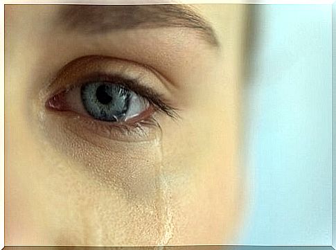 woman crying