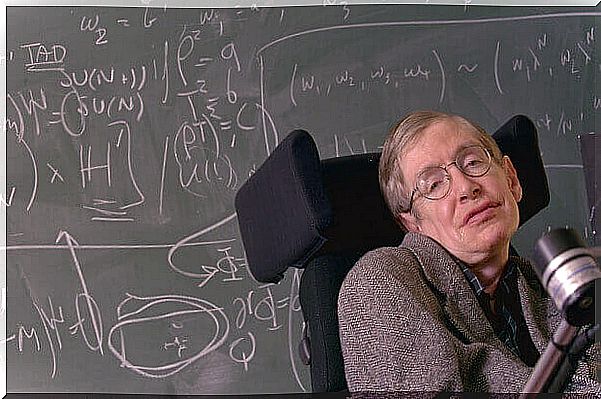 Stephen Hawking teaching